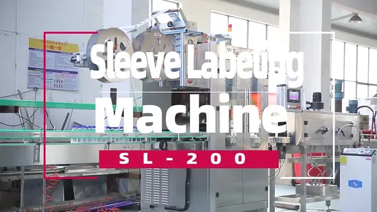 자동 PVC 애완 동물 슬리브 라벨 병 수축 기계 (SL