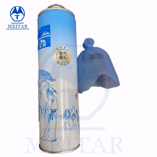 중간 공장을 위한 PLC와 자동 병 미는 사람을 갖춘 의료용 깨끗한 산소 휴대용 캔 충전물 기계