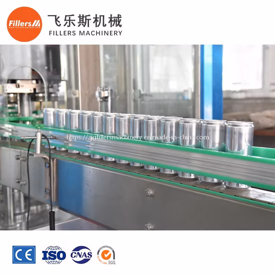 고품질 통조림 음료 충전물 기계/병에 채우는 시스템/통조림으로 만드는 장비