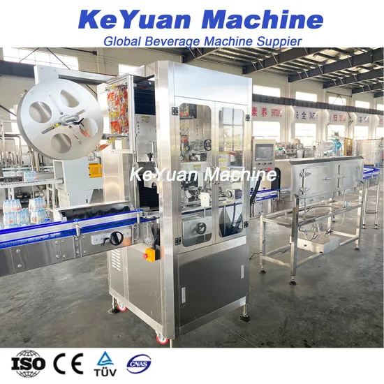 라벨링 기계 슬리브 라벨링 기계 슬리브 및 수축 병용 수축 알루미늄 캔 금속 주석 캔 애완 동물 /PVC 재료 라벨