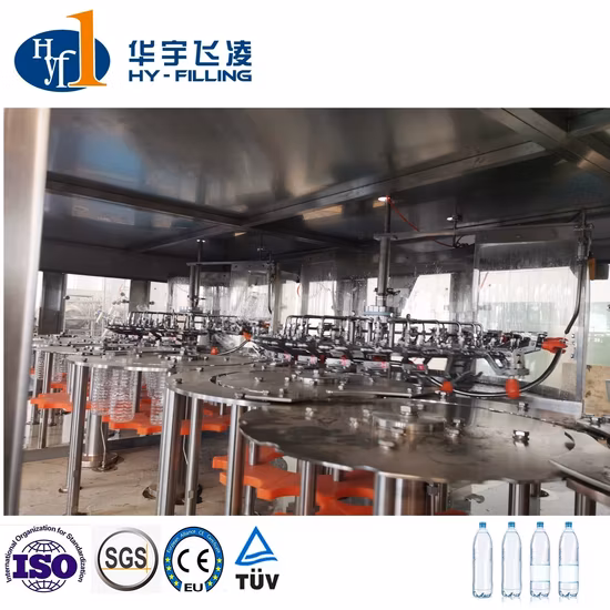 A부터 Z까지 완전한 턴키 프로젝트 순수한 물 음료 음료 블로우/채우기/캡 콤비블록 충전 기계